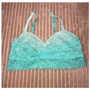 Light Blue/white bralette from PINK size L
